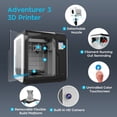 thumbnail image 3 of Flashforge Adventurer 3 3D Printer Classic Version with Print Size 5.9 x 5.9 x 5.9'', 3 of 10