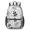 Black-4, variant on 17 Inch Lightweight Backpack,PVC Waterproof Oxford Fabric, Ergonomically Designed, with Large Capacity, Wildflower Garden Aesthetic Floral Print