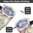 thumbnail image 5 of 40 Oz Couples Tumbler with Handle and Straw, Anniversary Couple Insulated Couples Mugs, Couples Engagement Gift Cup for Couples, Valentine Couple Coffee Mugs Engagement Gifts for Couples, 5 of 7
