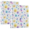 thumbnail image 2 of Three Ring Binder Sun and Stars 1.5 Inch Round Binder D-Rings for Office Supplies and More, 2 of 10