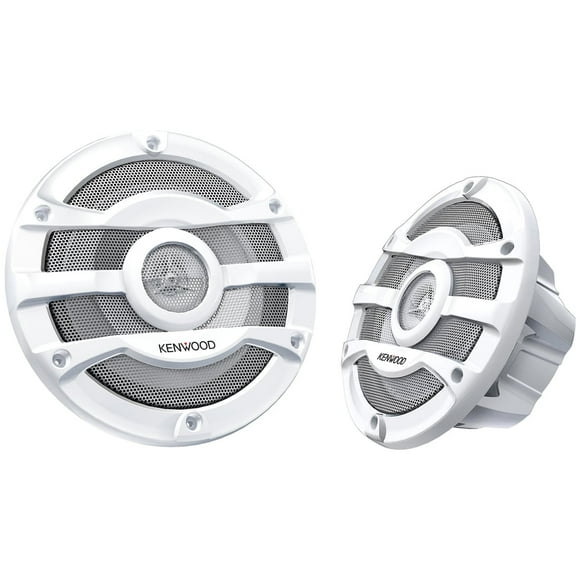 Kenwood KFC-2053MRW 8″ 2-Way Marine Speakers White – Pair