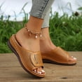 thumbnail image 6 of Mostsola Womens Sandals Platform Soft Sole Slippers Open Toe Hollow out Slip on Shoes Comfort Slides, 6 of 7