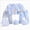 A150---Sky Blue, variant on 0-3 Months Teen Baby Set Cartoon Baby Set Newborn Romper Cute Ruffled Long Sleeve Love Fall Winter Outfits With Bow Headband Yellow Girl Set