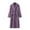 Purple, variant on TFEOQRY Night Robe for Men Thick Thermal Flannel Nightgown Long Sleeved Sleepwear Pajamas Robe Blue