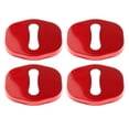 thumbnail image 3 of 4 Pieces Car Door Lock Cover Metal Protection Accessory for, 3 of 8