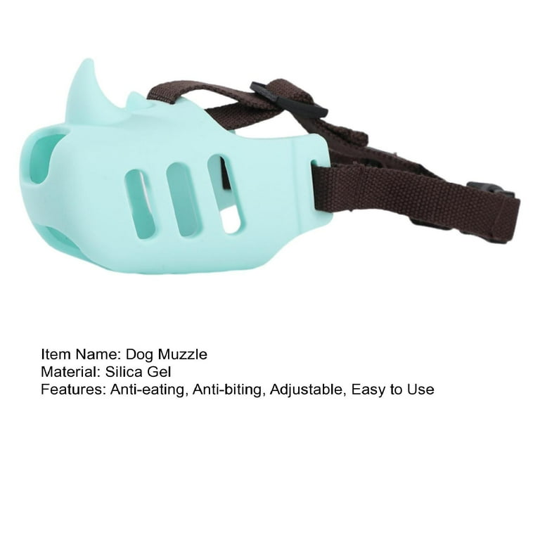Dog muzzle to clearance stop licking