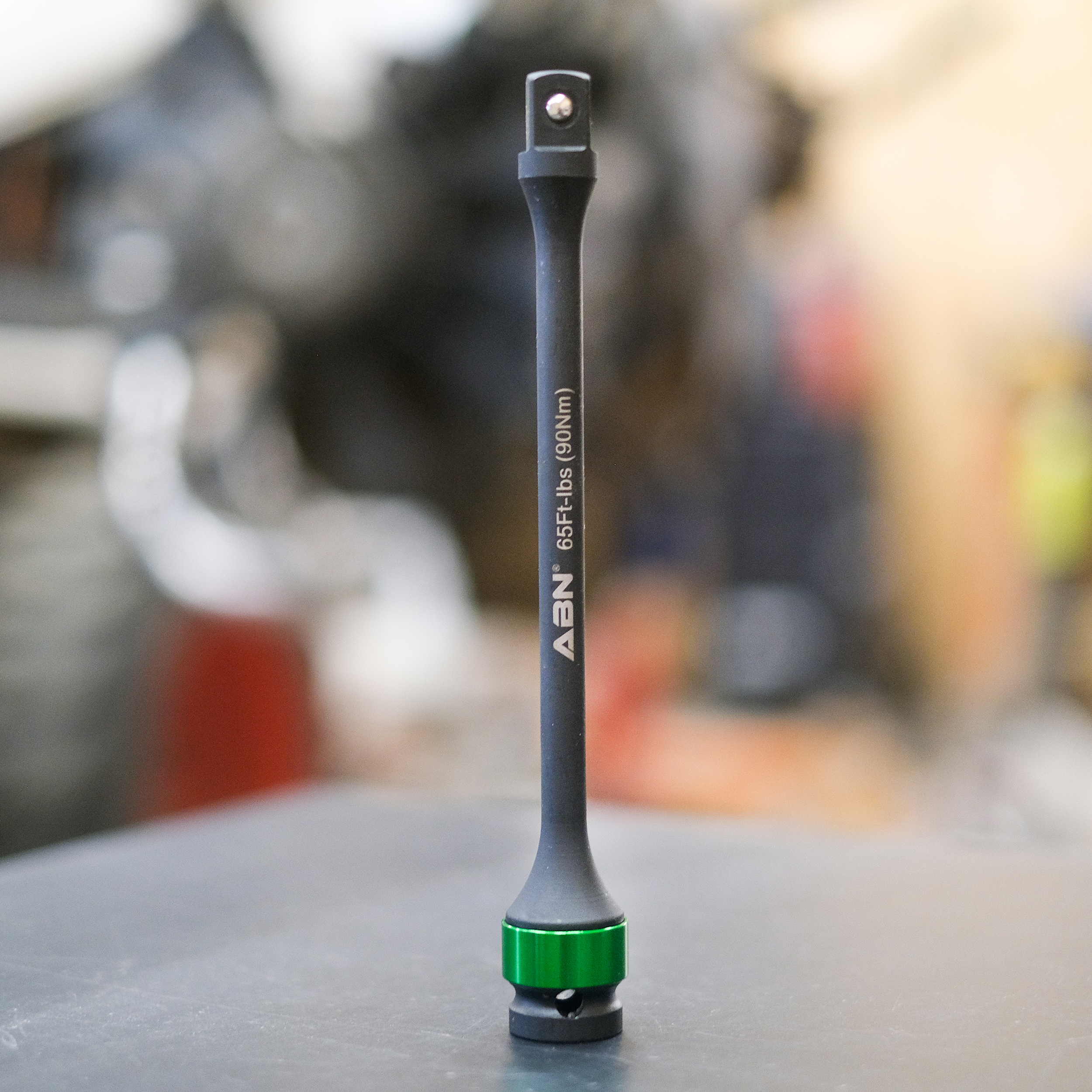 ABN 1/2” Inch Drive 8” Inch Long Torque Socket Extension Bar – Green 65  ft/lb