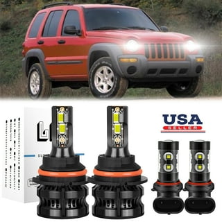 Jeep liberty sale led headlights