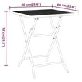 thumbnail image 4 of vidaXL 5 Piece Garden Dining Set Expanded Metal Mesh Anthracite, 4 of 5