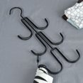 thumbnail image 1 of 2 unidades de perchas para guardar bolsos, organizadores de armario, soporte para colgar bolsos, gancho de metal plateado para guardar bolsos, percha para mochilas, percha para ahorrar espacio, 1 of 4