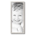 thumbnail image 2 of ArtToFrames 9x22" Bright Silver Picture Frame, Silver Wood Poster Frame, with Regular Acrylic and 2 (FBPL-4752), 2 of 7