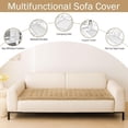 thumbnail image 3 of Couch Covers for Dogs Washable, Non Slip Plush Dog Sofa Protectors, Fuzzy Pet Couch Covers for 3 Cushion Sofa Pet Friendly, 3 of 8