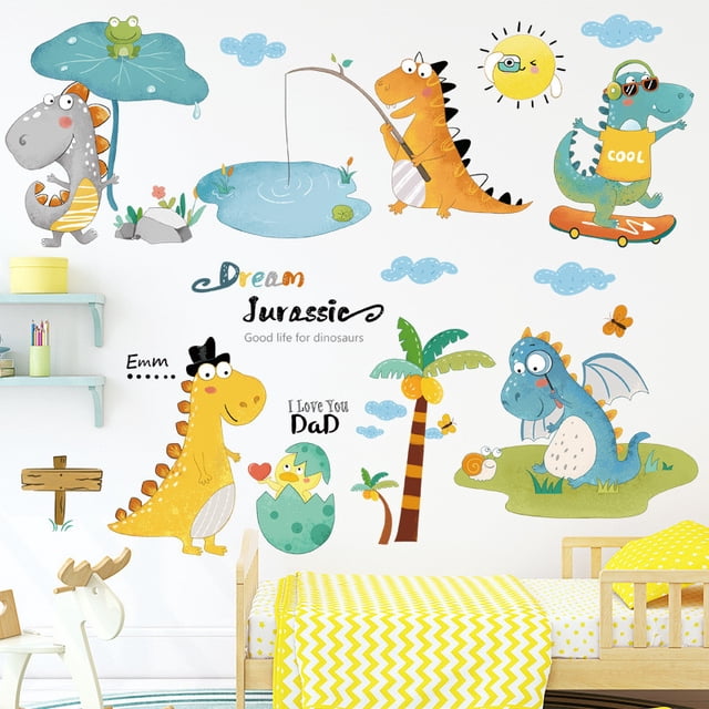 Vinil Decorativo Infantil Dara Baby VinDe261 Dinosaurios