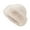 Milky White, variant on HUANLEDASH Women Winter Hat Faux Fur Thick Warm Heat Retention Dome Solid Color Fisherman Hat Outdoor Skiing Cycling Headwear
