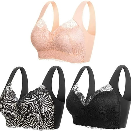 

PrettyHealth Lymphvity Detoxification and Shaping & Powerful Lifting Bra Sexy Lace Sports Sleep Wireless Lift Up Bra