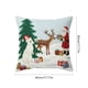 thumbnail image 3 of xihome Funda de cojn navideña cuadrada de 45 cm (17,72 pulgadas), decoracin festiva, multicolor, lavable, cierre de cremallera oculta., 3 of 6