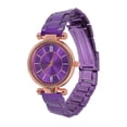 thumbnail image 4 of Raindrops Elegant Women's Wristwatch with Glass and Steel Band for Stylish Everyday Wear, 4 of 7