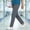 Dark Gray, variant on Women's Scrub Pants Straight Leg Workwear Elastic Waist Cargo Bottoms with Side Pockets and Drawstring White
