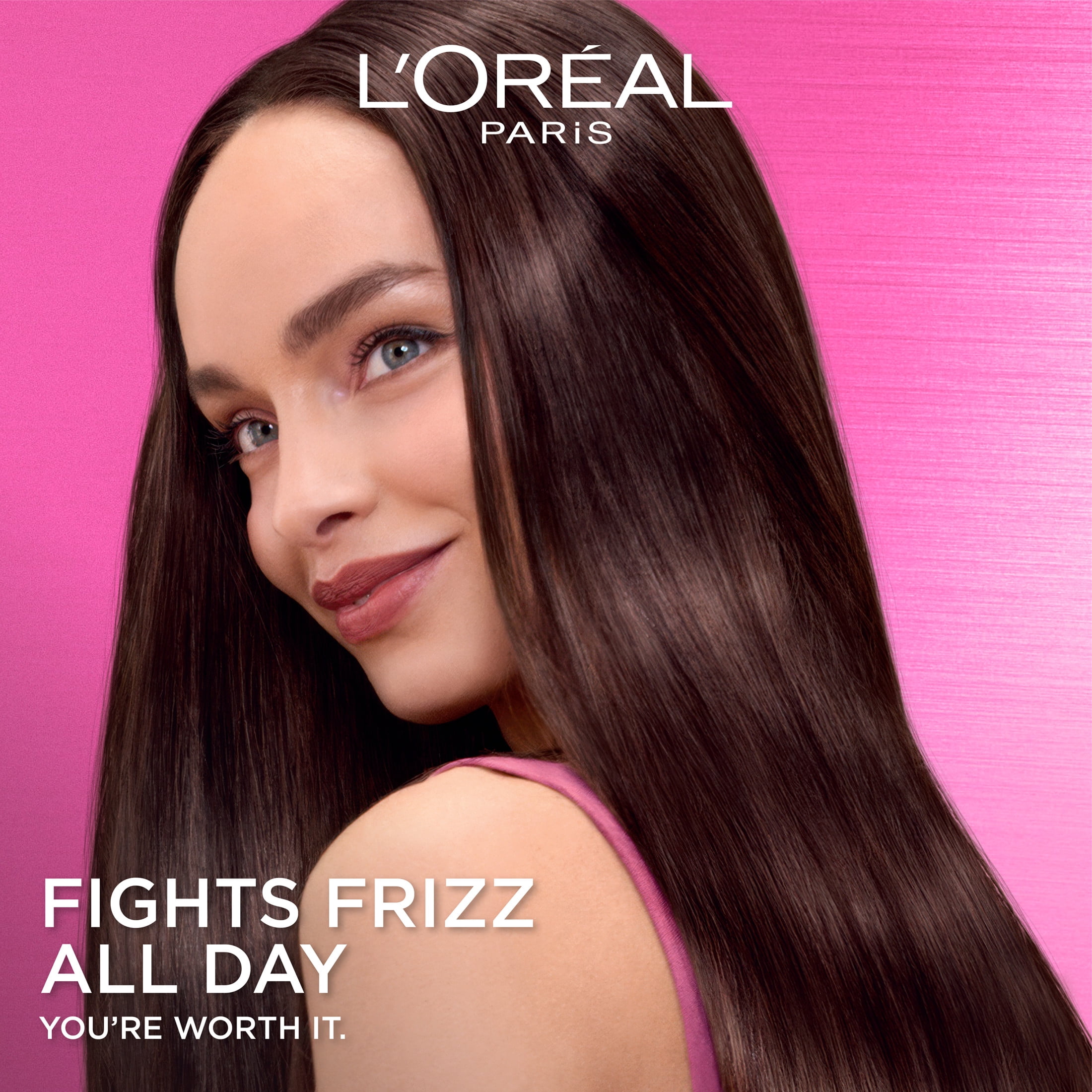 L’Oréal Paris EverPure Sulfate-Free Anti-Frizz Smoothing Iron Sleek Coat Hair Treatment, 5.1 fl oz