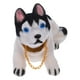thumbnail image 2 of Sacudiendo la cabeza Decoración para perros Adorable Adorno para el automóvil Adorno de escritorio para el automóvil Tienda para el hogar (Husky), 2 of 7