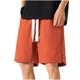 thumbnail image 1 of pstuiky Pantalones cortos de gimnasio, Pantalones cortos casuales de color sólido con cintura elástica y bolsillo con cordón para hombre Pantalones cortos de golf, 1 of 9