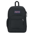 thumbnail image 1 of Mochila JanSport Cross Town Plus negra con funda de 15 pulgadas, 1 of 7