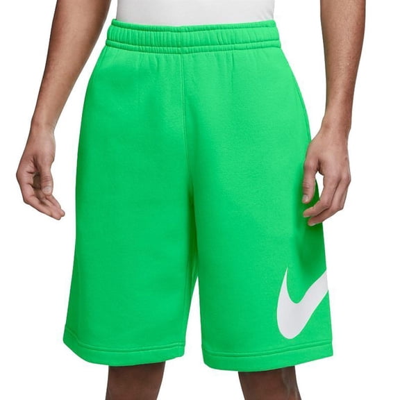 Nike Sportswear Club BV2721 Men's Green Cotton Fleece Sweat Shorts Size S SSK6