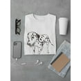 thumbnail image 3 of Watercolor Dalmatian Dog Tee Men's -Image by Shutterstock, 3 of 4