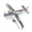 S ilvery, variant on 1/48 MUSTANG P-51D Fighter 4D Assemble Model American WWII P51 Airplane Glue-Free 6 Color Separation Quick Imposition Toy