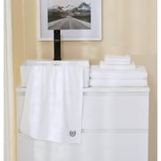 Chaps Bath Towels 6-Piece Sets for Bathroom - Ring Spun Cotton Towel Set - White