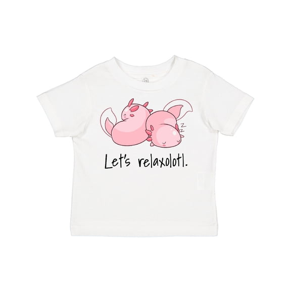 Inktastic Let's Relaxolotl with Sleeping Axolotls Boys or Girls Toddler T-Shirt