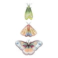 thumbnail image 2 of Popp, Grace 9x14 White Modern Wood Framed Museum Art Print Titled - Moth Fairies II, 2 of 4