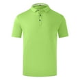 thumbnail image 2 of CaComMARK PI Men's Regular-Fit Quick-Dry Golf Polo Shirt Green, 2 of 4