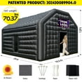 thumbnail image 5 of WARSUN Large Black Inflatable Night Club 20x16.5x12Ft Inflatable Party Tent with Logo Area, 5 of 10