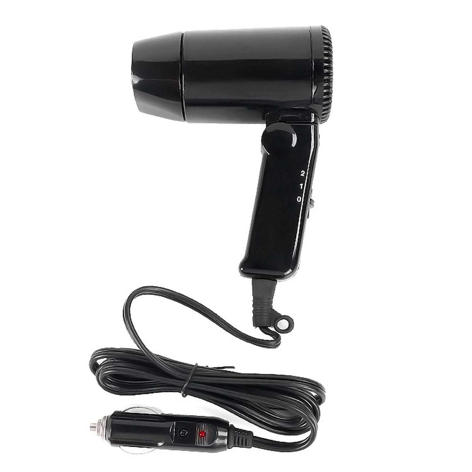 Car Hair Dryer, High Power 12V Handheld Blower, Foldable Portable RV Travel Dryer for Wet Hair Quick Dry Low Noise
