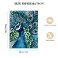 thumbnail image 2 of ARISTURING  3 Pieces Peacock Canvas Wall Art Teal Blue Peacock Showing Its Beautiful Feathers Animal Picture Painting for Living Room Bedroom Home Decor Ready to Hang, 2 of 5