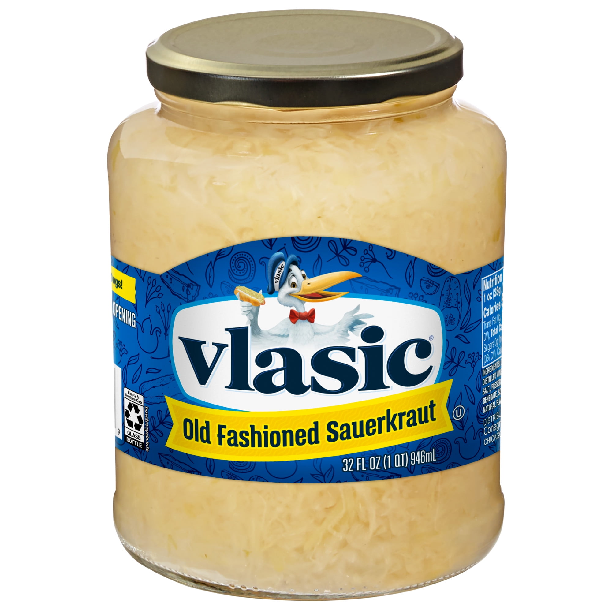 Vlasic Old Fashioned Sauerkraut, 32 fl. oz.