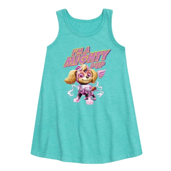Paw Patrol The Movie - I'm A Mighty Pup - Toddler & Youth Girls A-line Dress