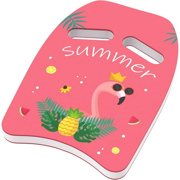 Heysplash Lightweight Swimming Kickboard, PE Magenta Flamingo, 16.14 x 11.22 x 1.18 inches, 2 lb