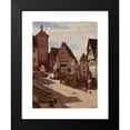 thumbnail image 2 of Aleksander Gierymski 19x24 Black Modern Framed Museum Art Print Titled - Am Plonlein in Rothenburg (1896-1897), 2 of 5
