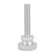 thumbnail image 3 of 10 tornillos de cabeza moleteada plana de acero al carbono chapados en zinc M10 (M10 x 45) VoborMX herramienta, 3 of 8