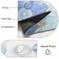 thumbnail image 6 of Purple Coastal Area Rugs 8'x10', Small Throw Rugs for Living Room Patio, Summer Ocean Coral Jellyfish Seahorse Starfish Indoor Outdoor Rug Non-Slip Low Pile Carpet Runner Reversible Floor Mats, 6 of 8