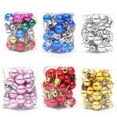 thumbnail image 5 of 24 piezas/caja de 2 cm de mini bolas de Navidad colgantes para fiestas de Navidad, adornos colgantes para centros comerciales, techos, ventanas, árboles de Navidad, 5 of 5