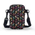 thumbnail image 2 of HELLHERO 2 Layers Adjustable Shoulder Strap Crossbody Bag Polyester, Stylish Sling Bag, Festive Lights Pattern, 2 of 7