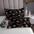thumbnail image 3 of Erosebridal Western Cow Skull Coverlet Set Twin, Tribal Aztec Bedding Set, Tropical Cactus Room Decor 2pcs, 3 of 5