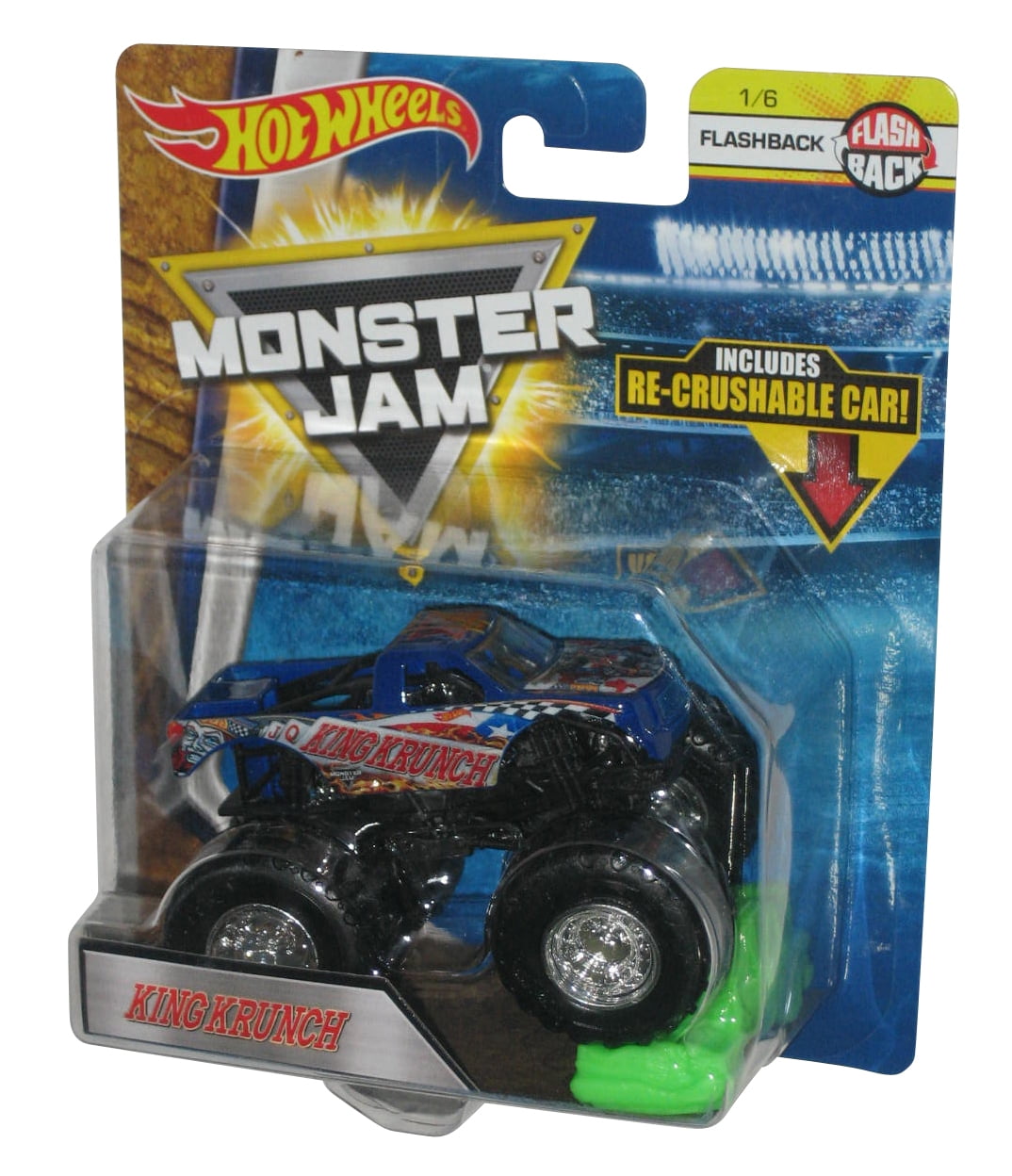 Hot Wheels Monster Jam (2017) King Krunch Flashback Toy Truck 1/6 with