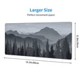 thumbnail image 2 of Forest and Mountain Large Gaming Mouse Pad with stitched edges, Premium-Textured Non-Slip Rubber Base &Precision Tracking Surface , 31.5x11.8 inch, 1lb, 3mm  Waterproof  Mousepad for Desktop，Lapt, 2 of 6