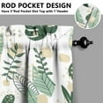 thumbnail image 4 of Artistic Floral Kitchen Curtains 3-Piece Set Rod Pocket Window Treatment, 4 of 4