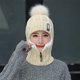 thumbnail image 5 of Qarigey Gorro Para Mujer Manténgase Acogedor Y A La Moda En Invierno Gorro De Punto Conjunto De Bufanda Sombreros Para Mujer Gorro De Invierno Sombreros rojo brillante, 5 of 6