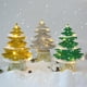thumbnail image 5 of Adornos navideños Mini adornos de tarjeta de Navidad de escritorio Árbol de Navidad brillante con juego de luces Ormromra CPB-SSW77-4, 5 of 5